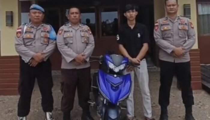 Polsek Jongkong Tangkap Pelaku Curanmor Asal Kabupaten Landak Landak