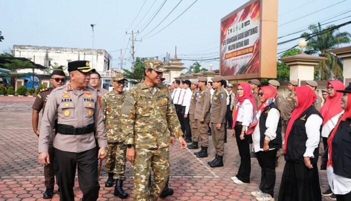 Bupati Batang Hari Hadiri Apel Kebangsaan Sabuk Kamtibmas