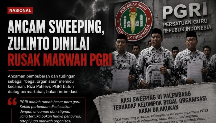 Ancam Sweeping, Bahasa Zulinto Dinilai Rusak Marwah PGRI