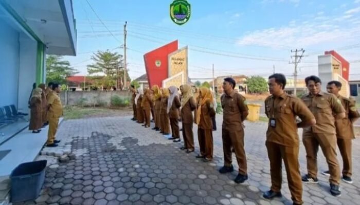 Diskominfostaper PALI Kuatkan Disiplin Lewat Apel Pagi: Komitmen Layanan Digital Akuntabel
