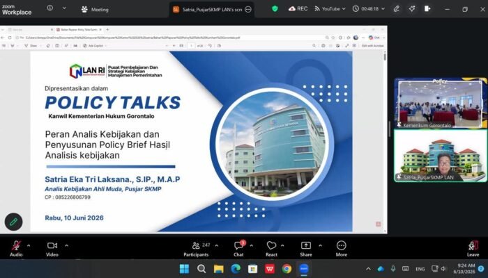Kemenkum Jambi Ikuti Policy Talks Nasional, Perkuat Peran Analis Kebijakan Tingkat Daerah