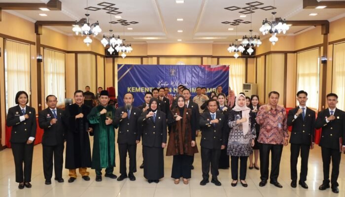 Kemenkum Jambi Lantik Pejabat dan PNS Baru, Jonson Siagian Tegaskan Integritas dan Profesionalisme ASN
