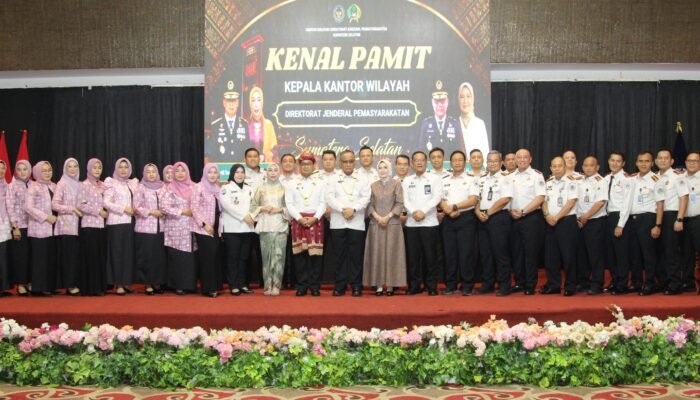 Kepala Rutan Kelas I Palembang Hadiri Kenal Pamit Kakanwil Ditjenpas Sumatera Selatan