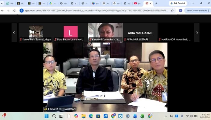 Kanwil Kemenkum Jambi Ikuti Forum Pengaduan Publik Bersama Menteri Hukum, Perkuat Layanan Responsif untuk Masyarakat