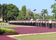 Polres Pekalongan Gelar Apel Siaga, Ratusan Personel Disiapkan Antisipasi Situasi Kontinjensi