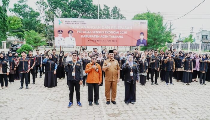 273 Petugas Sensus Ekonomi 2026 di Lepas Bupati Aceh Tamiang