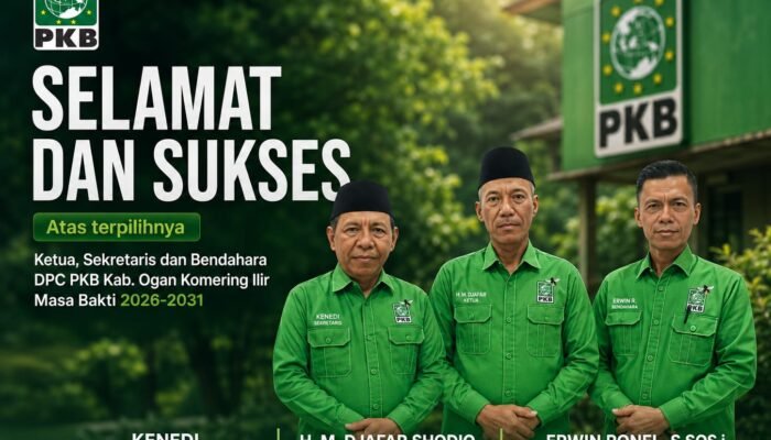 H.M. Djakfar Shodiq Kembali Pimpin PKB OKI