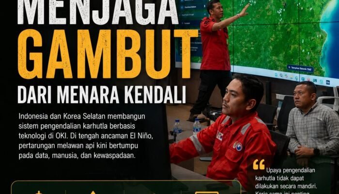 Menjaga Gambut dari Menara Kendali
