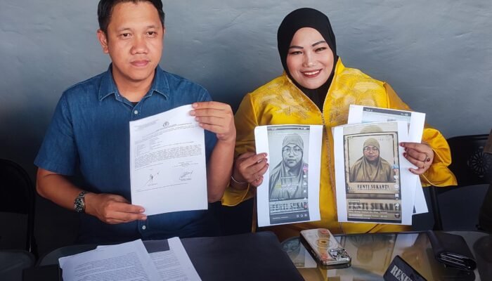 Sebarkan Berita Hoax, Fenti Sukarti Laporkan 4 Akun Medsos ke Polrestabes Palembang Langgar UU ITE