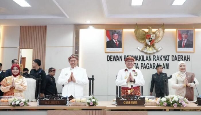 Geliat Untuk Maju Terpancar Pada Sidang Paripurna Istimewa HUT Kota Pagar Alam Ke-25