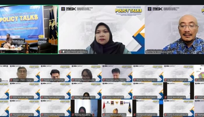 Kakanwil Kemenkum Jambi Ikuti Policy Talks 2026, Perkuat Rekomendasi Kebijakan Adaptif Berbasis Data