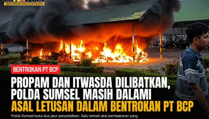 Propam dan Itwasda Dilibatkan, Polda Sumsel Masih Dalami Asal Letusan dalam Bentrokan PT BCP