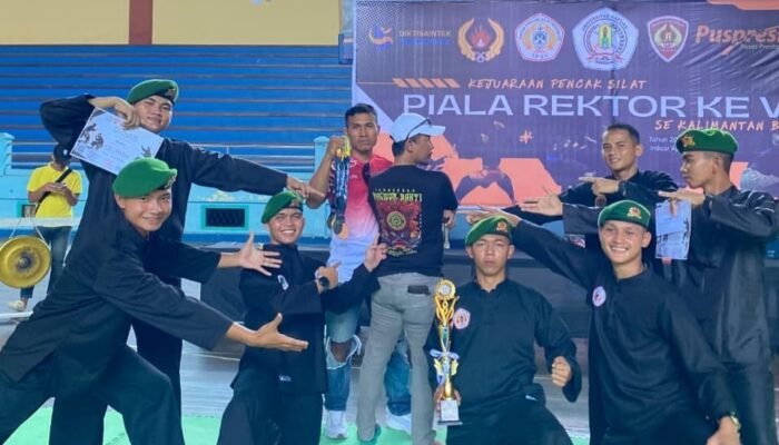 Sapu Bersih Podium Yonif TP 927/UK Raih Juara Umum 1 Pencak Silat Piala Rektor UNKA Ke-VII Se-Kalbar