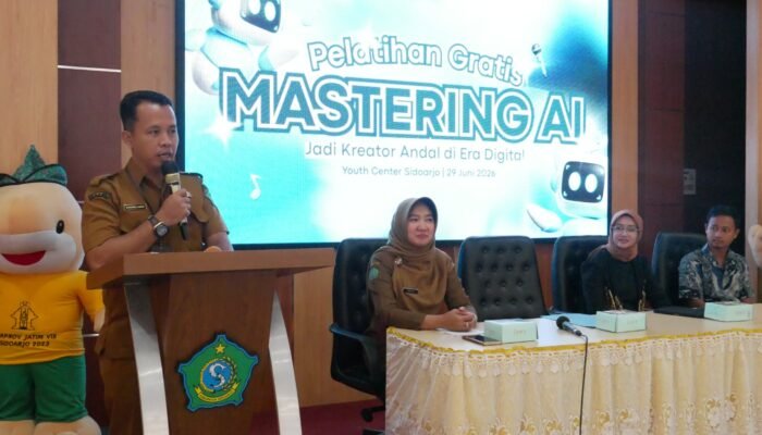 100 Warga Sidoarjo Belajar AI Gratis Bersama Diskominfo