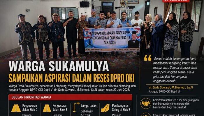 Reses di Desa Sukamulya, Warga Usulkan Pengecoran Jalan, Lampu Jalan hingga Pembangunan Siring