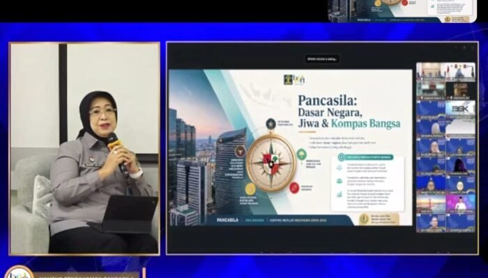 Kakanwil Kemenkum Jambi Ikuti Penguatan Kompetensi ASN Berbasis Nilai Pancasila
