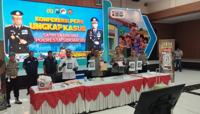 Polresta Sidoarjo Sita Etomidate Rp45 Miliar, Koper Hijau dari Bangkok Bongkar Jaringan Internasional