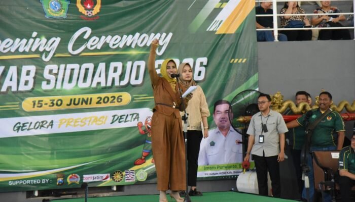 5.600 Atlet Serbu Porkab Sidoarjo 2026, Mimik Idayana: Jadikan Arena Ini Tangga Menuju Porprov Jatim