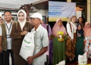 Mimik Idayana dan Sriatun Subandi Salurkan Bantuan Pangan untuk Ribuan Warga Sidoarjo