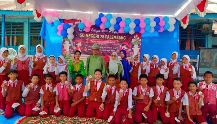 SD N 78 Palembang ‘Lepas’ 130 Siswa, Ini Pesan Kepala Sekolah