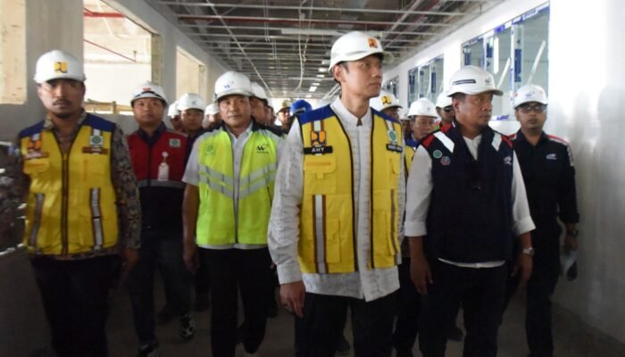 AHY Tinjau Pembangunan Ponpes Al-Khoziny Sidoarjo  