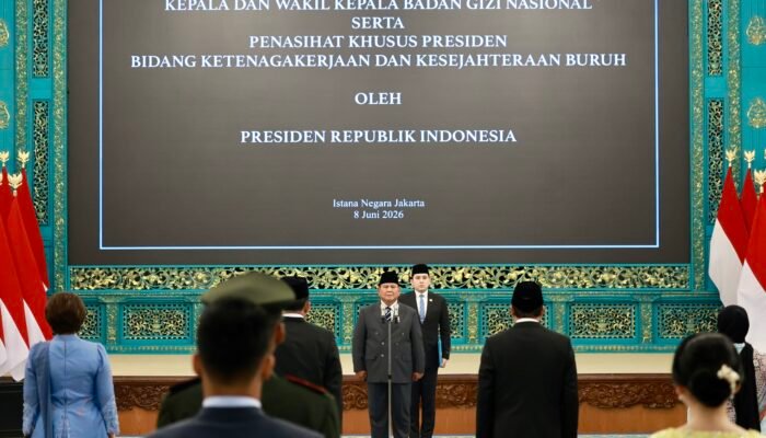 Prabowo Lantik Pimpinan Baru BGN dan Penasihat Khusus Presiden Bidang Ketenagakerjaan