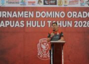 Bupati Fransiskus Diaan Buka Turnamen Domino ORADO HUT Putussibau ke-131
