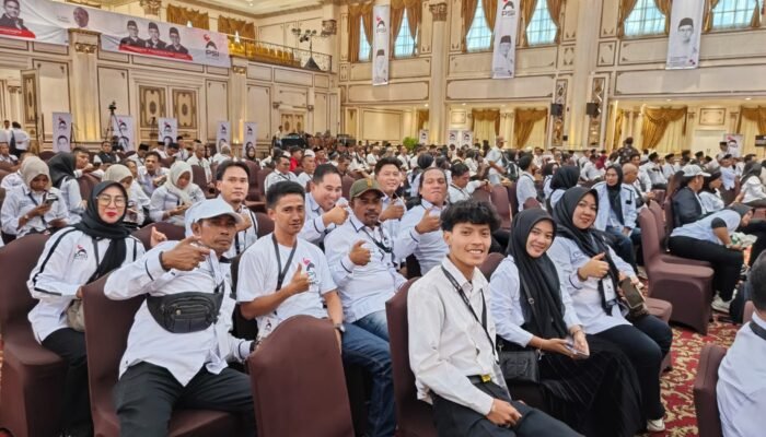 Ratusan Anggota PSI Prabumulih Padati Gedung Rakorwil dan Pelantikan Pengurus PSI Se-Sumsel