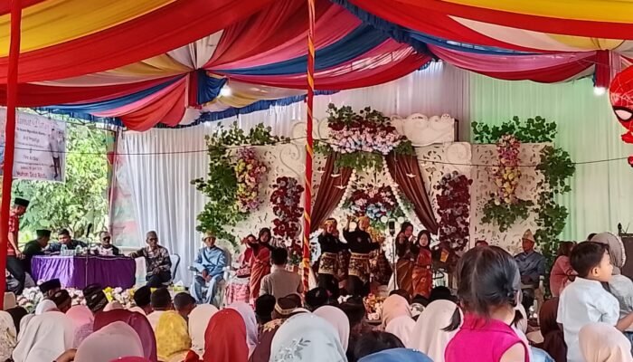 Kolaborasi Silat dan Tari Nirmala Meriahkan Resepsi Warga Pagar Nusa PALI