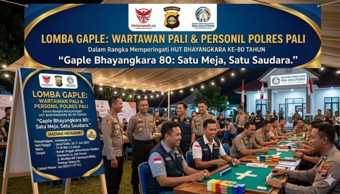 HUT Bhayangkara ke-80: RSA Akan Gelar Turnamen Gaple “Satu Meja Satu Saudara” untuk Wartawan dan Polres PALI