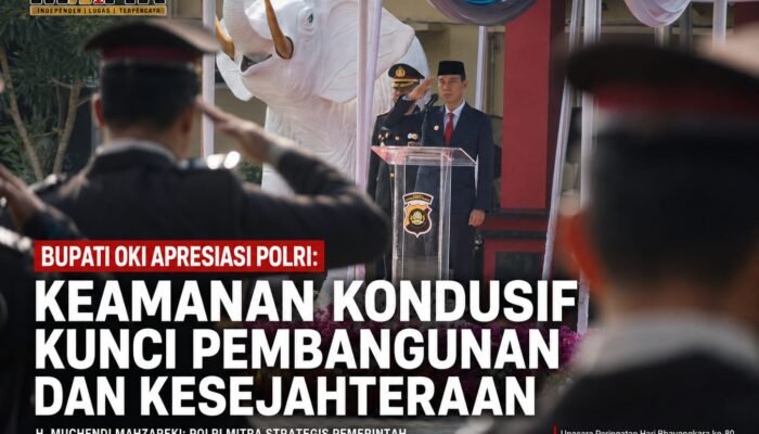 Hari Bhayangkara Bupati OKI Sebut Keamanan Kondusif Kunci Kesejahteraan