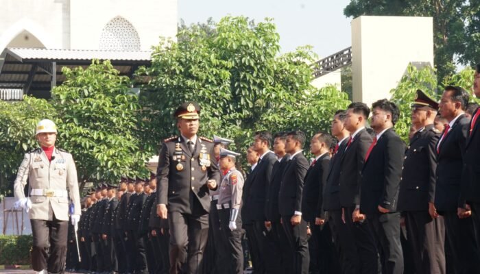 Upacara Hari Bhayangkara ke-80, Polresta Sidoarjo Tegaskan Komitmen Tingkatkan Pelayanan Humanis dan Jaga Kamtibmas