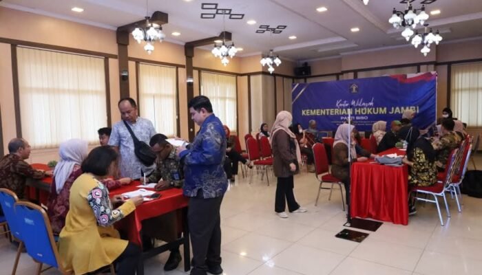 Kanwil Kemenkum Jambi Gelar Cek Kesehatan Gratis, Deteksi Dini Penyakit dan Skrining HPV untuk Pegawai
