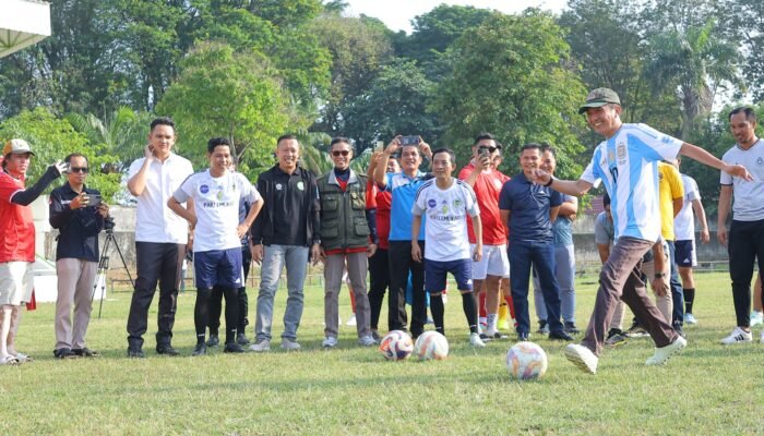Buka Fun Game Mini Soccer IJTI Sumsel 2026, Ratu Dewa Ajak Jurnalis Perkuat Solidaritas