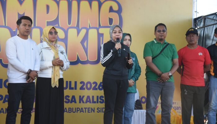 Ketua TP-PKK Sidoarjo Buka Program Kampung Bangkit, Warga Diajak Guyub dan Dukung UMKM