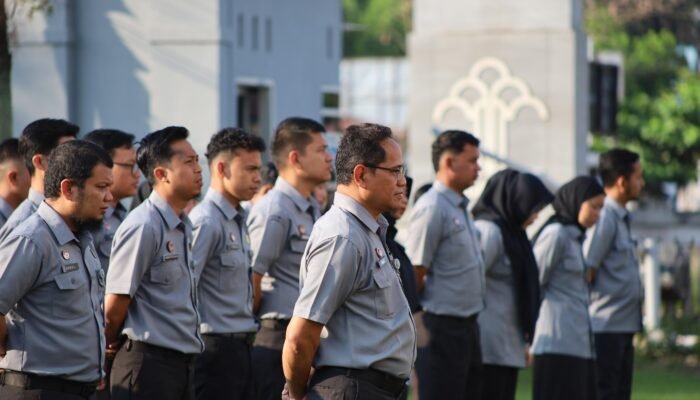 Apel Pagi Kanwil Kemenkum Jambi Perkuat Disiplin ASN, Dorong Implementasi Arahan Menteri Hukum