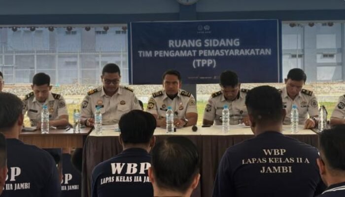 49 Warga Binaan Lapas Kelas IIA Jambi Diusulkan Terima Pembebasan Bersyarat dan Cuti Bersyarat, Sidang TPP Digelar Transparan