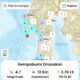 Gempa 4,7 SR Laut Polewali Mandar Sulbar, Getaran Terasa hingga Makassar
