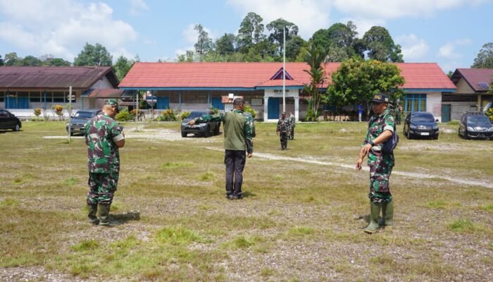 Di Bawah Langit Perbatasan, Kasdim 1206 Putussibau Pastikan TMMD ke – 129 Siap Digelar di Desa Apan