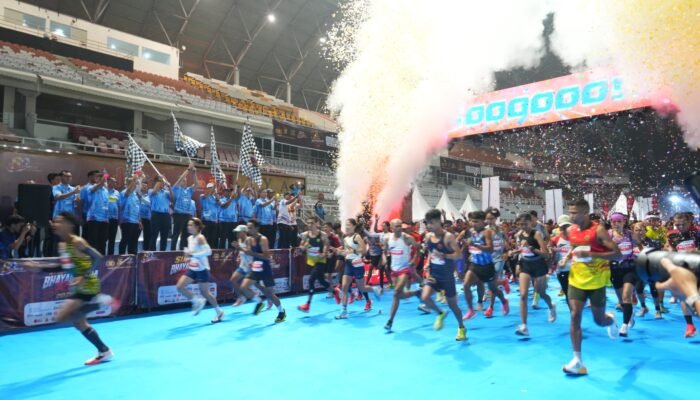 Ini Antusias Masyarakat Sumsel Bhayangkara Run 2026, Pecah 8 Ribu Peserta