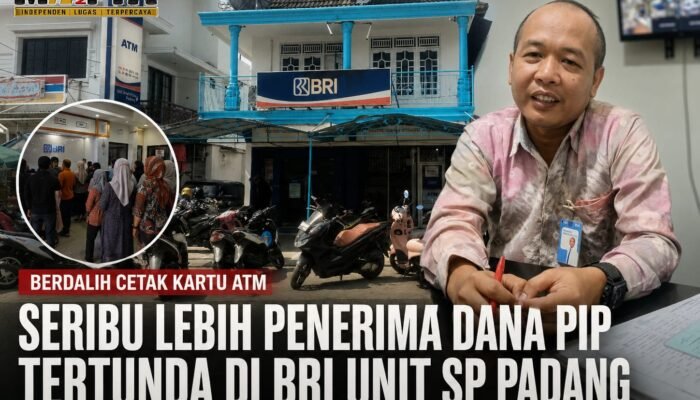 Berdalih Cetak 1.000 Lebih Kartu ATM, Pencairan Dana PIP Harus Tertunda di BRI Unit SP Padang