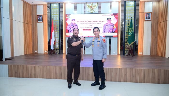 Kapolda Jambi Perkuat Sinergi dengan Kejati, Komitmen Wujudkan Penegakan Hukum yang Profesional dan Berkeadilan