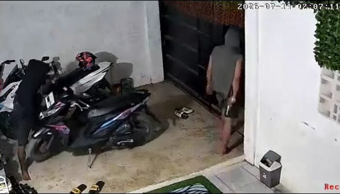 Curanmor Bersenjata Api Gasak Tiga Motor Sekaligus Dalam Satu Malam