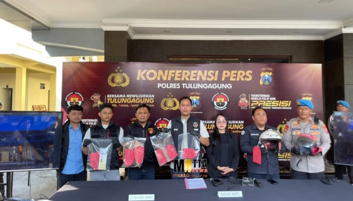 Resmob Macan Agung Polres Tulungagung Bekuk Komplotan Jambret 20 TKP, Satu Korban Meninggal Dunia