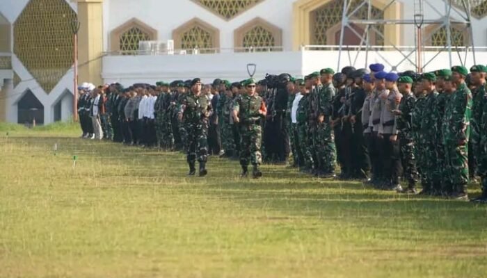 Danrem 042/Gapu Pimpin Apel Gelar Pasukan Pengamanan VVIP Kunker Wapres RI Gibran di Jambi