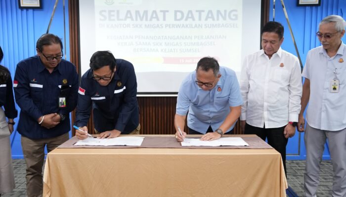 Menjaga Operasional Hulu Migas berjalan tak bertentangan dengan koridor hukum, SKK Migas Sumbagsel Teken PKS bersama Kejati Sumsel
