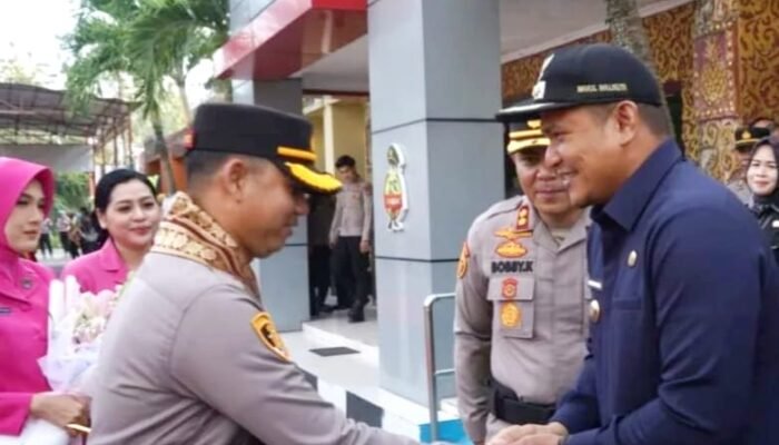 Wawako Franky Sambut Kapolres Prabumulih yang Baru