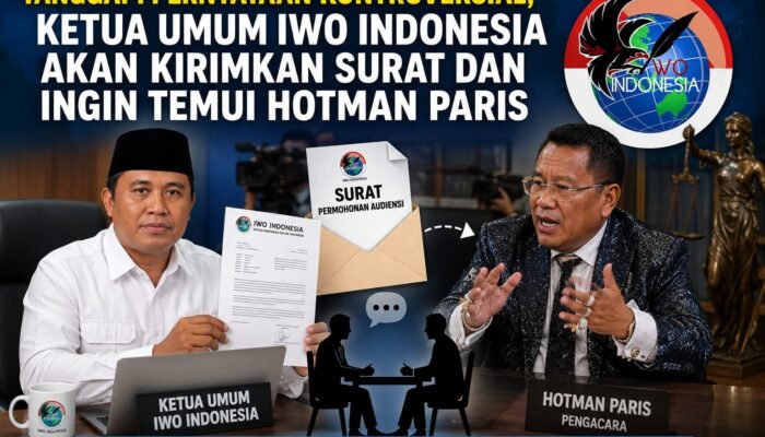 Tanggapi Pernyataan Hotman Paris, Ketum IWO Indonesia Akan Layangkan Surat dan Minta Audiensi