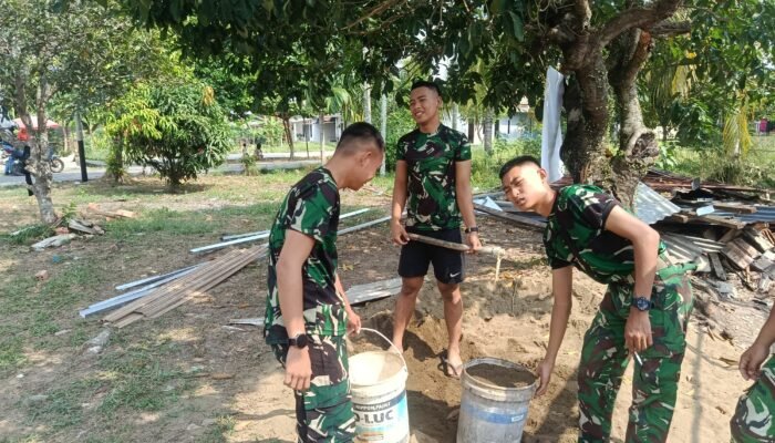 Rumah Karyo Masuk Tahapan Pengerjaan Septic Tank dan Plester Dinding Kamar Mandi