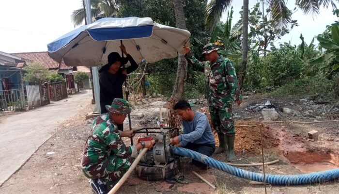 Satgas TMMD Ke-129 Lanjutkan Pengeboran Sumur Bor Mushola Hidayatullah